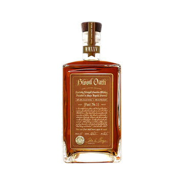Blood Oath - Very Limited Release Pact No 11 Kentucky Straight Bourbon - TIPXY