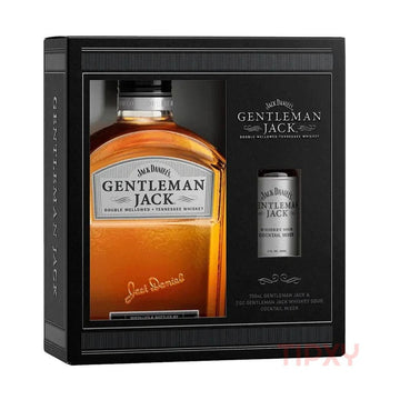 Jack Daniel's - Gentleman Jack Tennesse Whiskey with 2oz Sour Cocktail Mixer Gift Pack - TIPXY