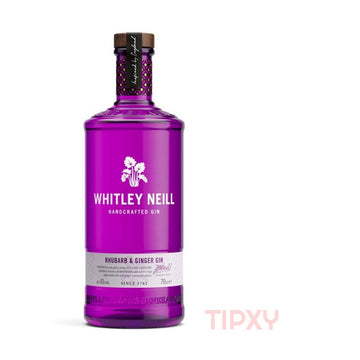 Whitley Neill Rhubarb and Ginger Dry Gin - TIPXY
