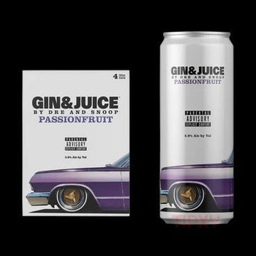 Gin and Juice - Passion Fruit 4/355ml - TIPXY