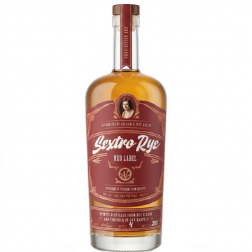 Sextro Rye - Red Label Cask Strength Authentic Prohibition Rye Whiskey