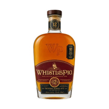 WhistlePig -12 Year Bespoke Barrel Straight Rye Whiskey Finished in Maple Creme Brulee Cask - TIPXY