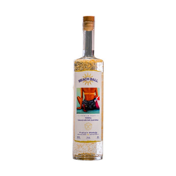Beach Ball Spirits - Gold Glitter Vodka with 24K Gold Glitter - TIPXY