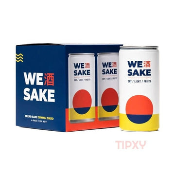 We Sake - Clear Sake Junmai Ginjo (4 Pack) - TIPXY