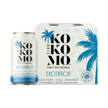 Club Kokomo - Excitation Craft Gin Ready to Serve Cocktail (4 pack) - TIPXY