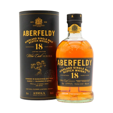 Aberfeldy - 18 Year Old Single Malt Scotch Whisky Wine Cask Series Sangiovese Finish - TIPXY