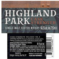 Highland Park - Cask Strength Single Malt No. 5
