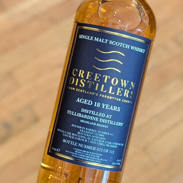 Cree - Single Malt Scotch Whisky distilled at Tullibardine Distillery, - TIPXY