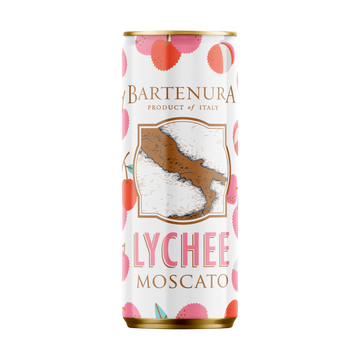 Bartenura Moscato Lychee Cans Sparkling Sweet White Wine - TIPXY