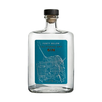 Forty Below - California Dry GIN - TIPXY