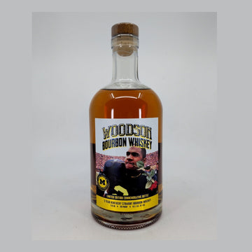 Woodson Whiskey - University of Michigan Charles Woodson "Rose In Mouth" Kentucky Straight Bourbon Whiskey - TIPXY