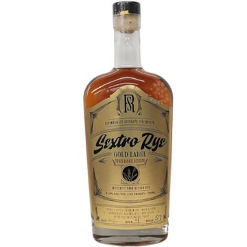 Sextro Rye - Gold Label Authentic Prohibition Rye Whiskey - TIPXY