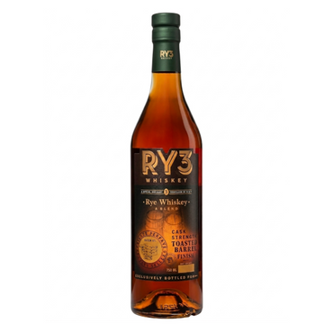 RY3 - Cask Strength Toasted Barrel Finish Rye Whiskey - TIPXY