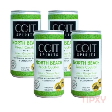 Coit Spirits - North Beach Peach Cocktail Ready to Serve 4/pk