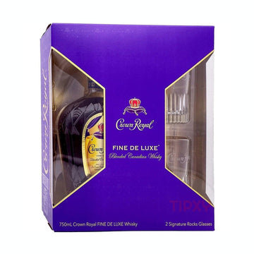 Crown Royal - Canadian Blended Whisky Gift Set with 2 Glasses