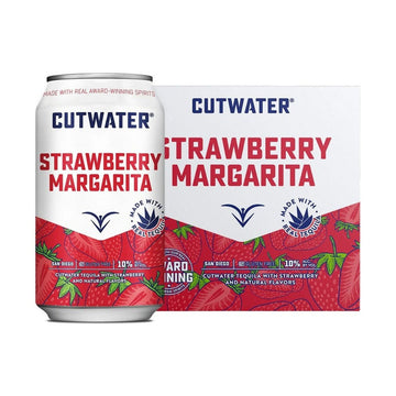 Cutwater - Strawberry Margarita Ready to Serve Cocktail (4 Pack)