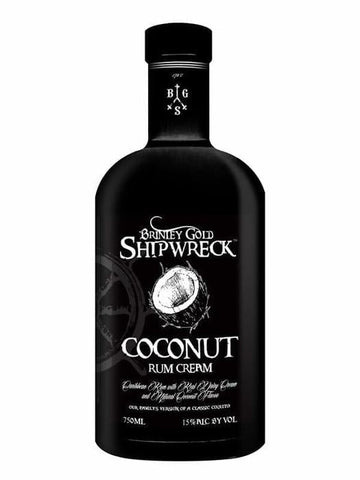 Brinley Gold Shipwreck Coconut Rum Cream - TIPXY