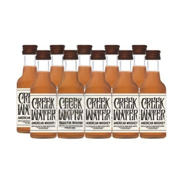 Creek Water - American Whiskey (10 pack x 50ml bottles) - TIPXY