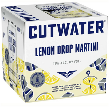 Cutwater - Lemon Drop Martini Ready to Drink Cocktail (4 Pack) - TIPXY