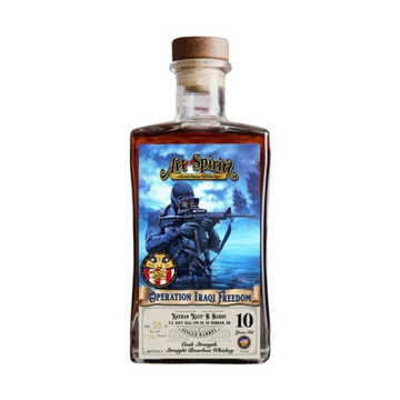 Art of the Spirits - Frogman 10 Year Single Barrel Straight Bourbon Whiskey CPO Nathan "Nate" H. Hardy Commemorative Edition - TIPXY