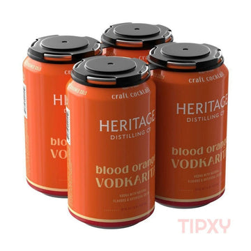 Heritage Distilling Co - Blood Orange Vodkarita Ready to Serve Cocktail (4 pack)