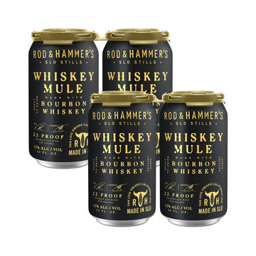 Rod & Hammer's - Whiskey Mule Ready to Drink Cocktail (4 Pack)