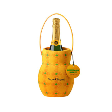 Veuve Clicquot - Yellow Label Champagne with Limited Edition Sun Holder Crafted by Yinka Ilori