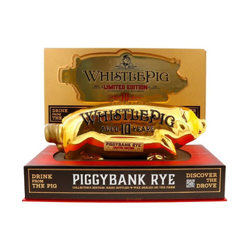 WhistlePig - 10 Year Old Limited Edition Piggybank Gold Rye Whiskey