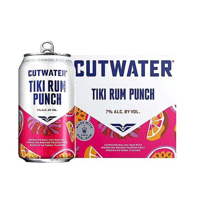 Cutwater - Tiki Rum Punch Ready to Serve Cocktail (4 Pack) - TIPXY