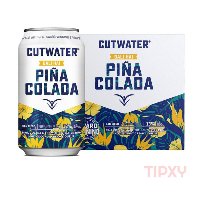 Cutwater - Pina Colada Ready to Serve Cocktail (4 Pack) - TIPXY