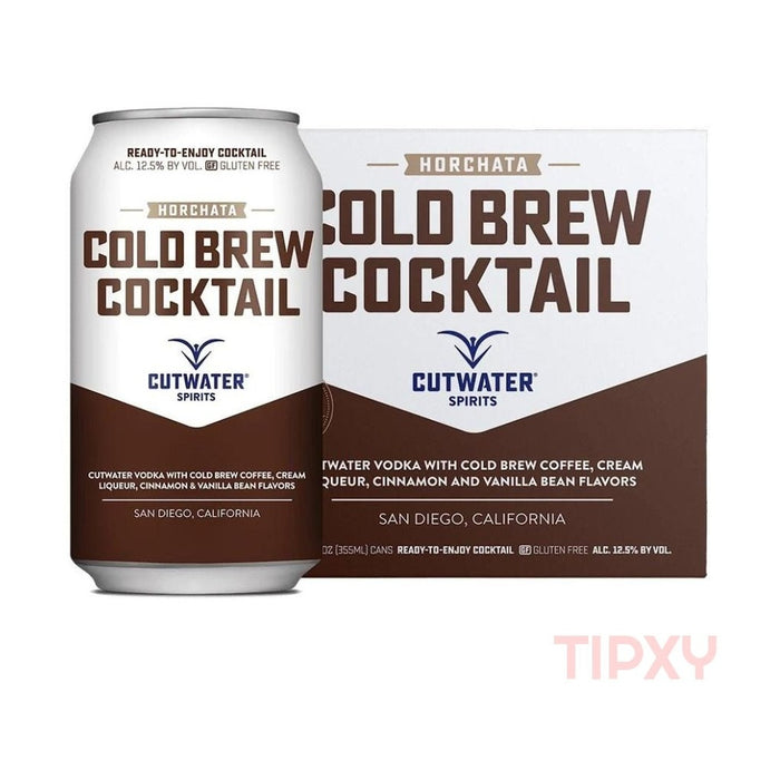 Cutwater - Horchata Cold Brew Ready to Serve Cocktail (4 Pack) - TIPXY