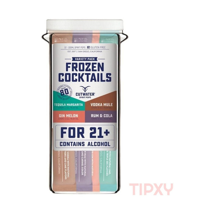 Cutwater - Frozen Cocktails Variety Pack Ready to Serve (12 pops) - TIPXY