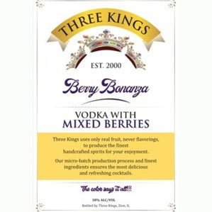 Three Kings - Berry Bonanza Flavored Vodka - TIPXY