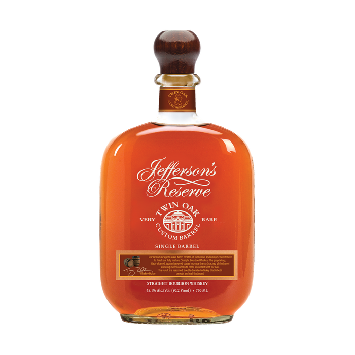 Jefferson's - Twin Oak Very Rare Custom Barrel Kentucky Straight Bourbon (Barrel 41) - TIPXY