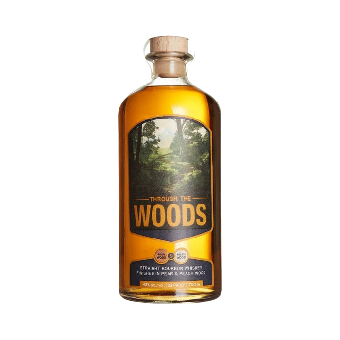 Outdoor Whiskey - Through The Woods Straight Bourbon Whiskey Finished in Pear and Peach Wood - TIPXY