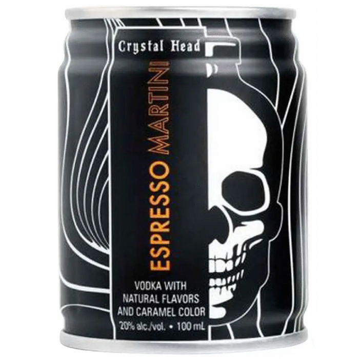 Crystal Head - Small Batch Espresso Martini Ready to Drink Cocktail (24 Pack) - TIPXY
