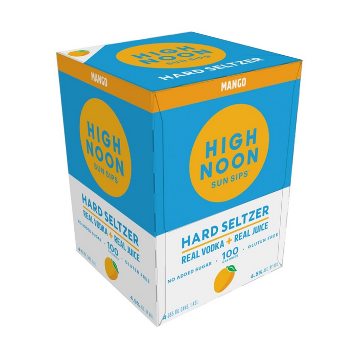 High Noon - Sun Sips Mango Vodka & Soda Ready to Serve Hard Seltzer - TIPXY