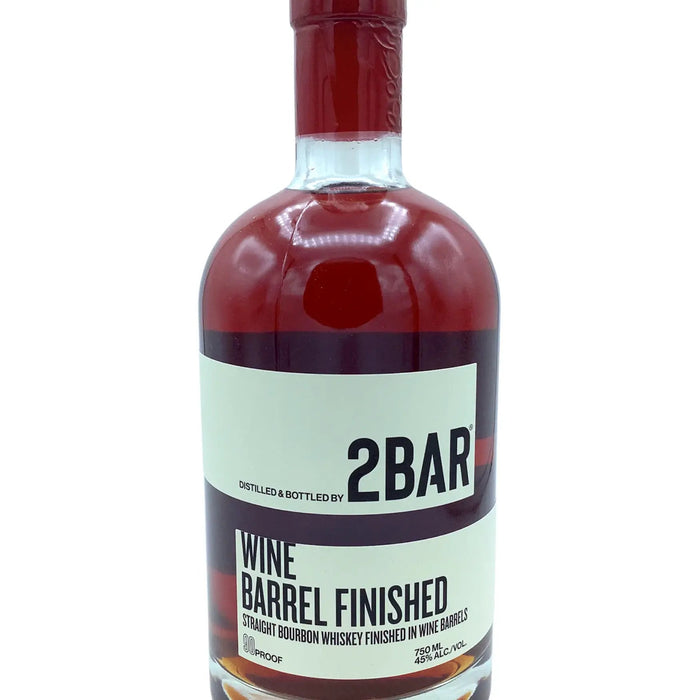 2Bar - Wine Barrel Finished Straight Bourbon - TIPXY