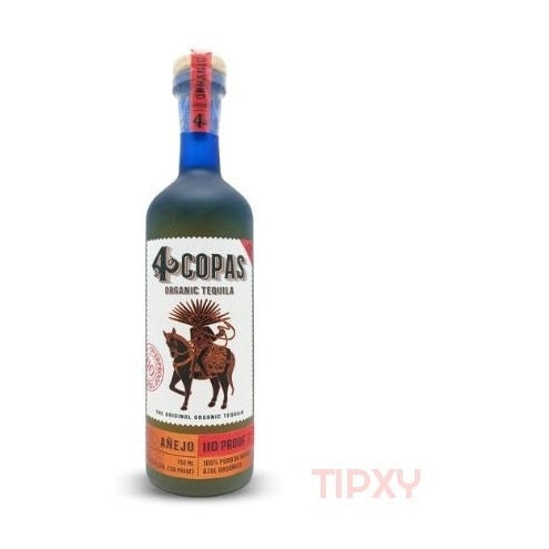 4 COPA - ORGANIC ANEJO TEQUILA - TIPXY