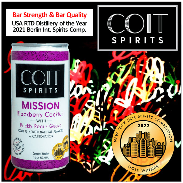 Coit Spirits - Mission Blackberry Cocktail Ready to Serve 4/pk - TIPXY