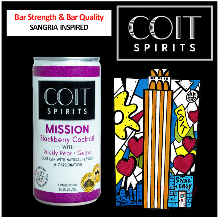 Coit Spirits - Mission Blackberry Cocktail Ready to Serve 4/pk - TIPXY