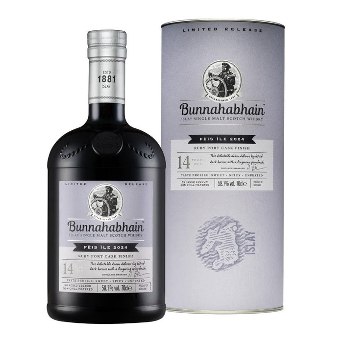 Bunnahabhain - Feis Ile 2024 Ruby Port Cask Finish - TIPXY