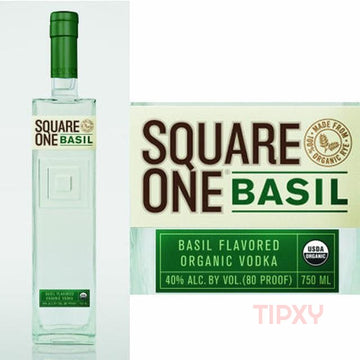 Square One - Organic Basil Vodka - TIPXY