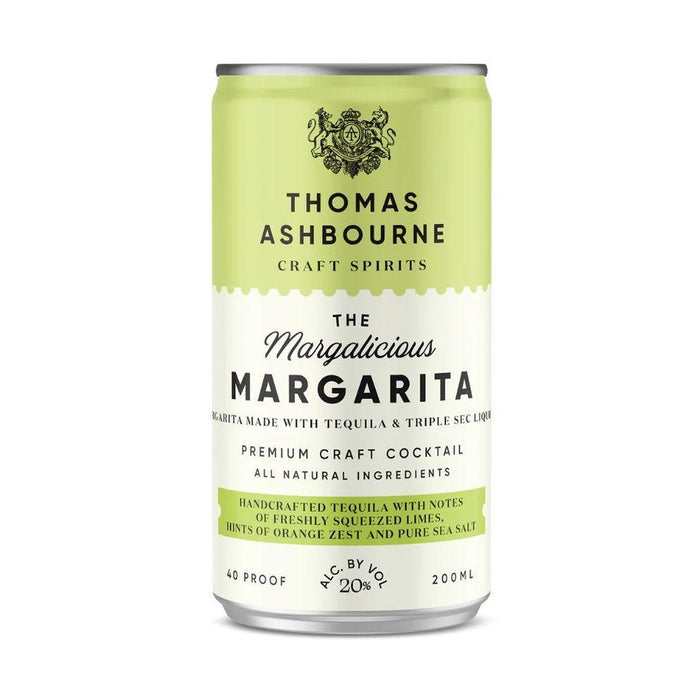 Thomas Ashbourne Craft Spirits - The Margalicious Margarita Ready to Serve Cocktail (4 Pack) - TIPXY