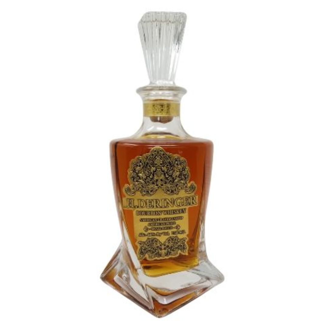 H. Deringer Bourbon Whiskey Gift Set with Gun Stopper