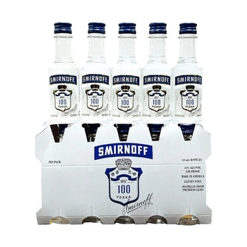 Smirnoff - 100 Proof Mini 10 pack - TIPXY