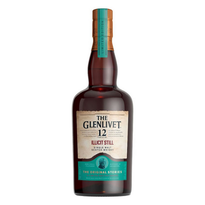 Glenlivet - 12 Year Old Illicit Still Single Malt Scotch Whisky - TIPXY