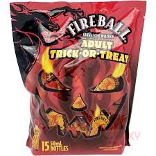 Fireball - Cinnamon Adult Trick or Treat Gift Set Bag