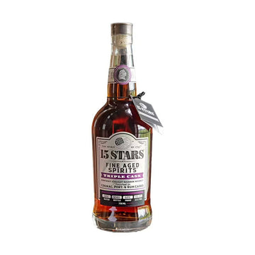 15 Stars - Fine Aged Spirits Triple Finished in Cognac Port and Rum Casks (Batch 1) Kentucky Straight Bourbon Whiskey