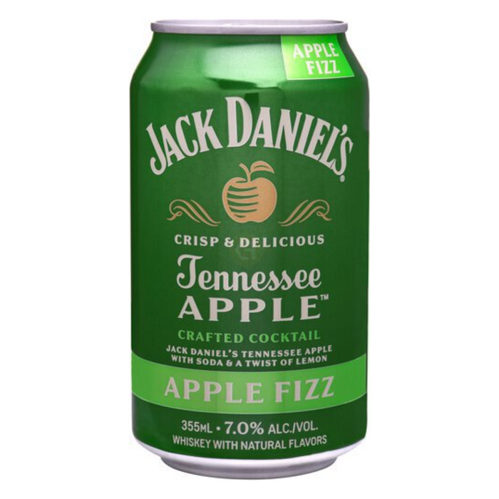Jack Daniel's - Tennessee Apple Fizz Cocktail Ready to Serve - TIPXY